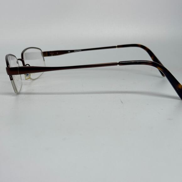 Nautica N7165 006 Half-Rim Eyeglasses Frame Bronze Flex 54-18-140 H17083 - Picture 2 of 7